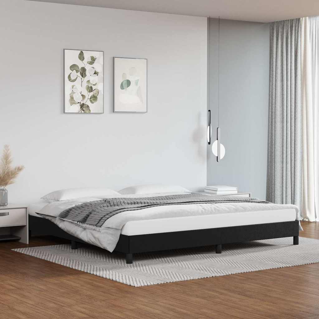 Vidaxl bedframe kunstleer zwart 200x200 cm
