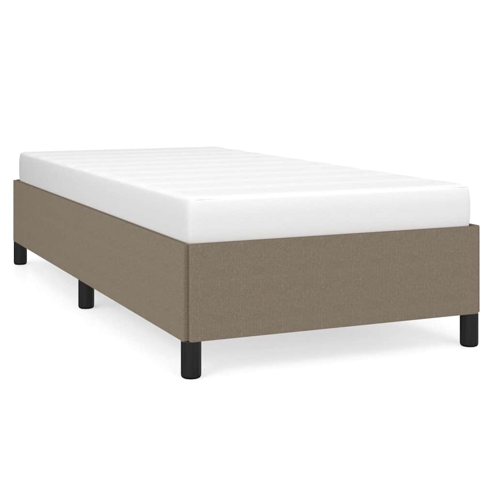 Vidaxl bedframe zonder matras 90x190 cm stof taupe