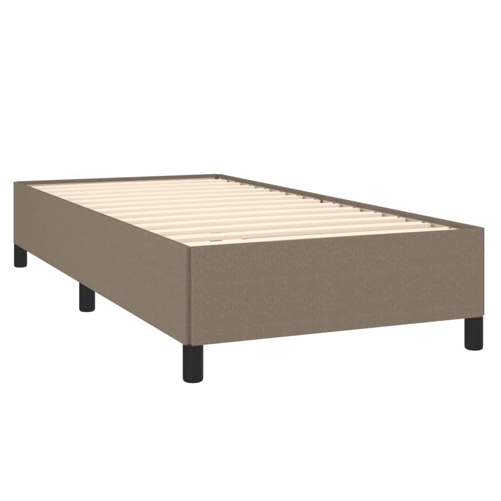 Vidaxl bedframe zonder matras 90x190 cm stof taupe