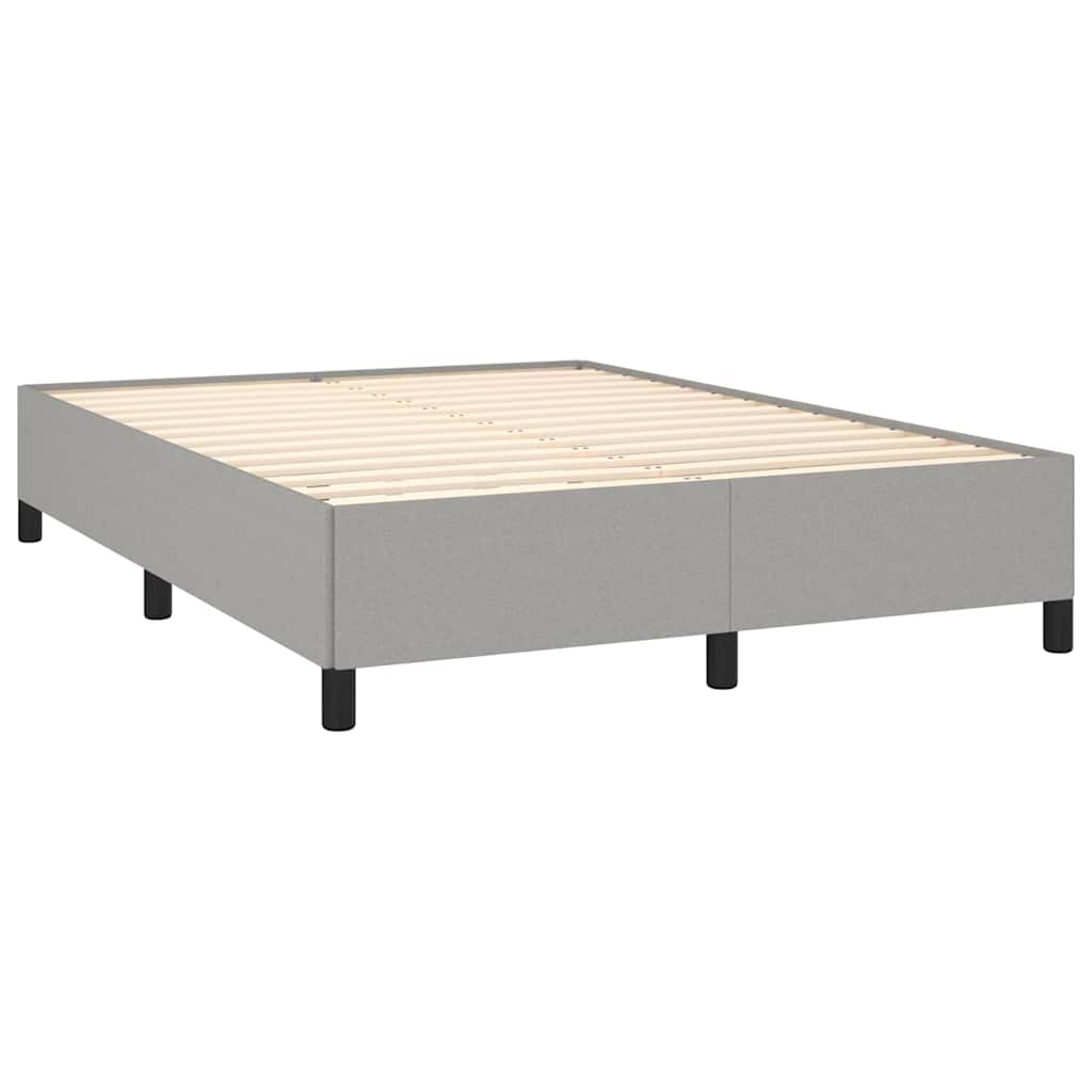 Vidaxl bedframe zonder matras stof lichtgrijs 140x190 cm