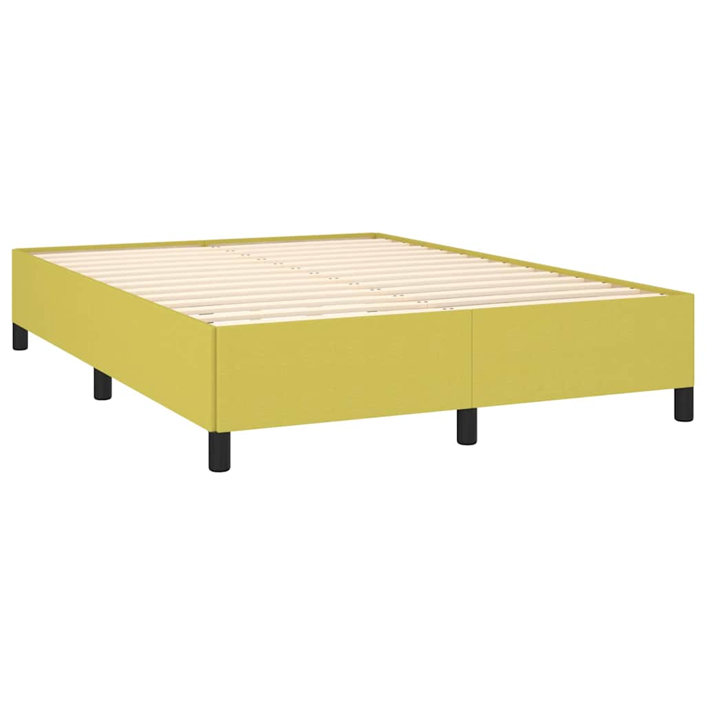 Vidaxl bedframe zonder matras 140x190 cm stof groen