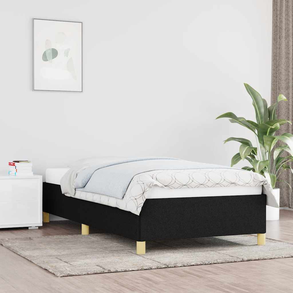 Vidaxl bedframe zonder matras 100x200 cm stof zwart