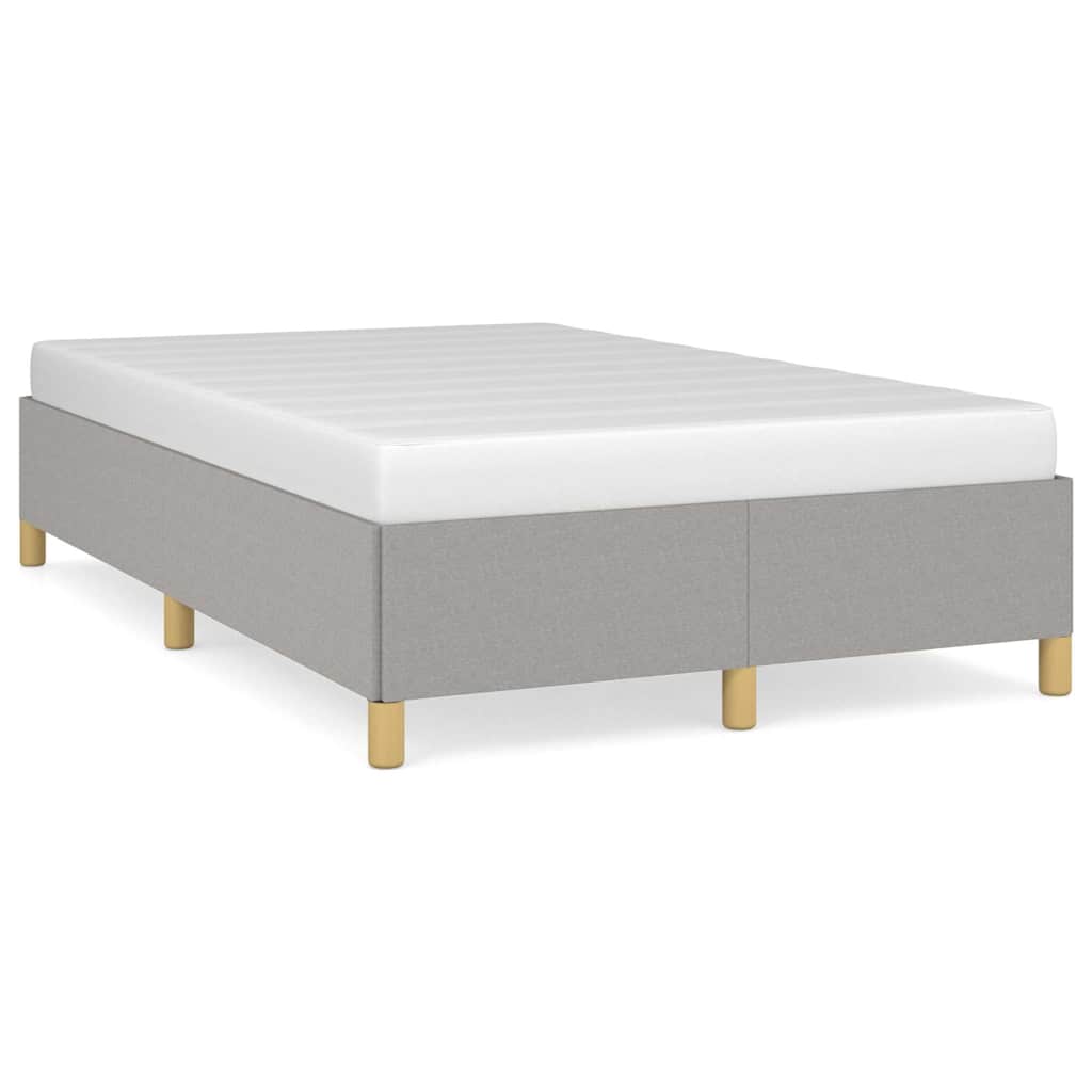 Vidaxl bedframe zonder matras 120x200 cm stof lichtgrijs
