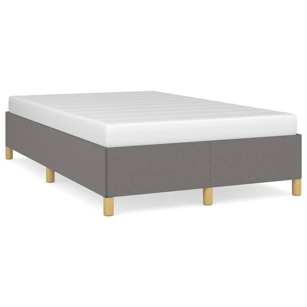 Vidaxl bedframe zonder matras 120x200 cm stof donkergrijs