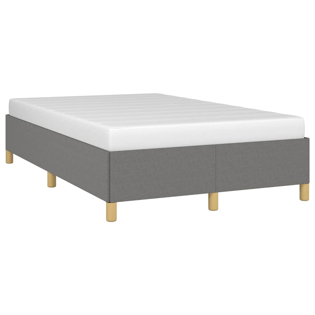 Vidaxl bedframe zonder matras 120x200 cm stof donkergrijs