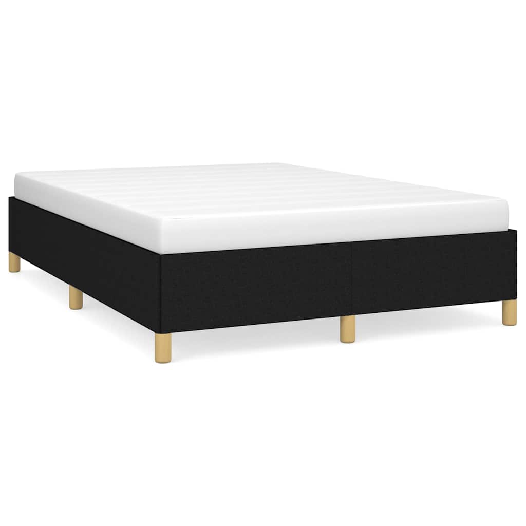 Vidaxl bedframe zonder matras stof zwart 140x200 cm