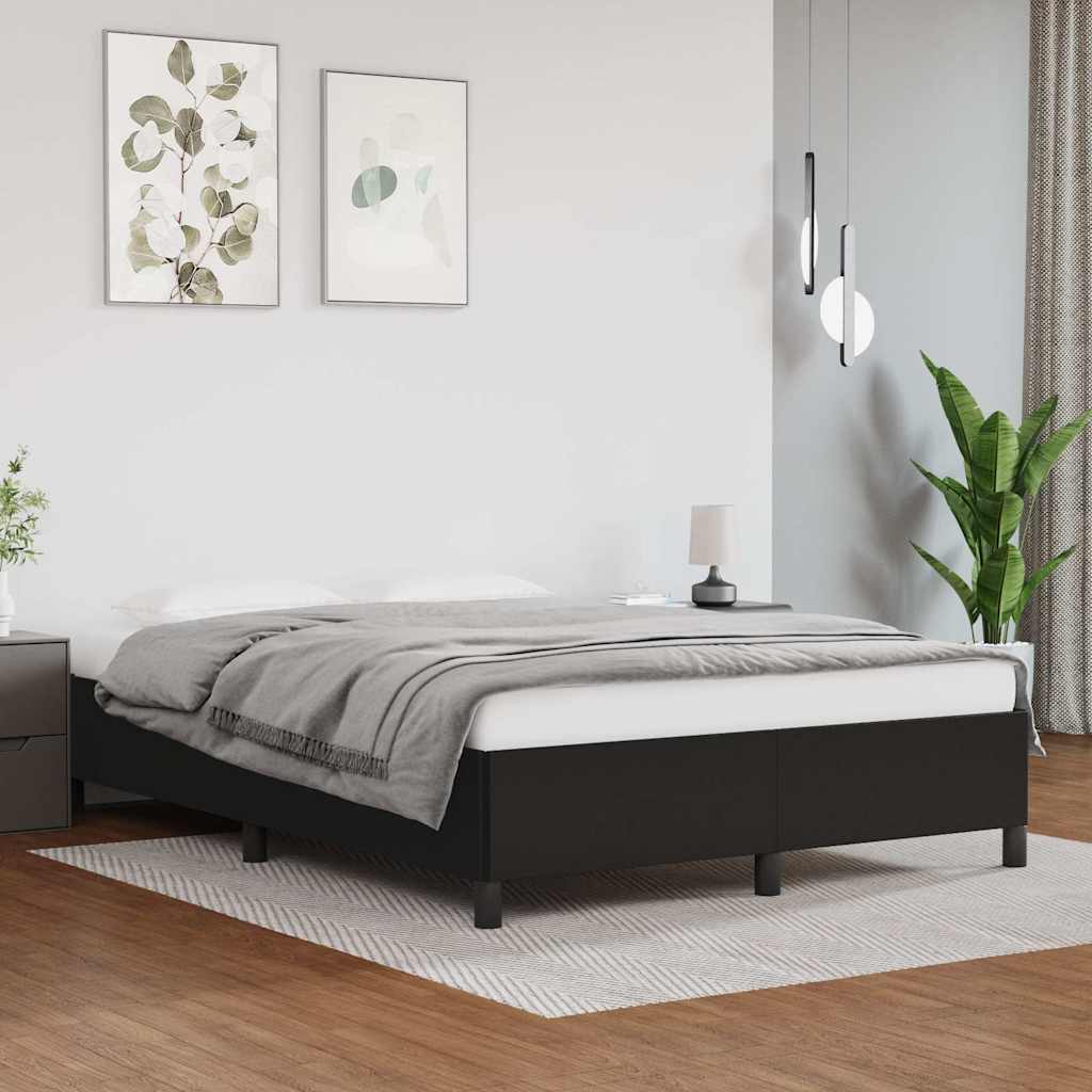 Vidaxl bedframe kunstleer zwart 140x200 cm