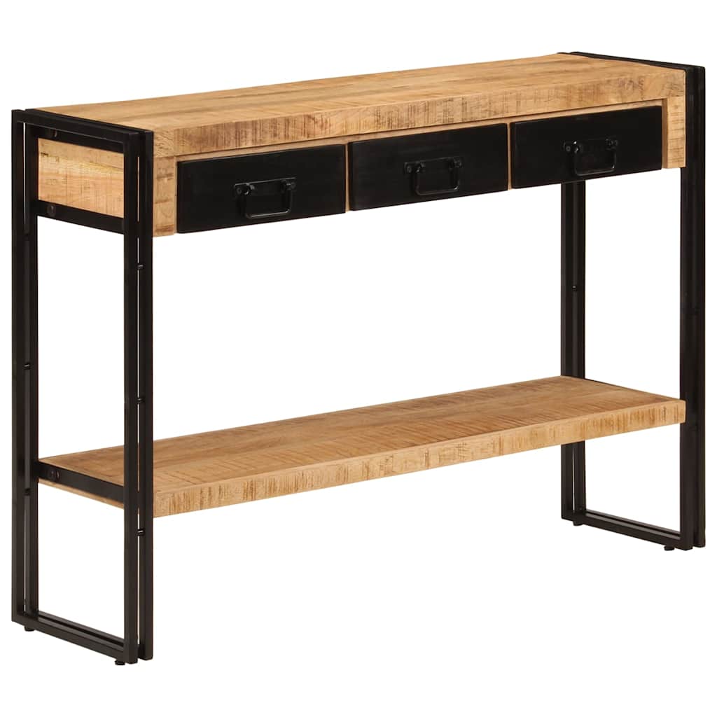 Vidaxl wandtafel 110x30x76 cm massief mangohout