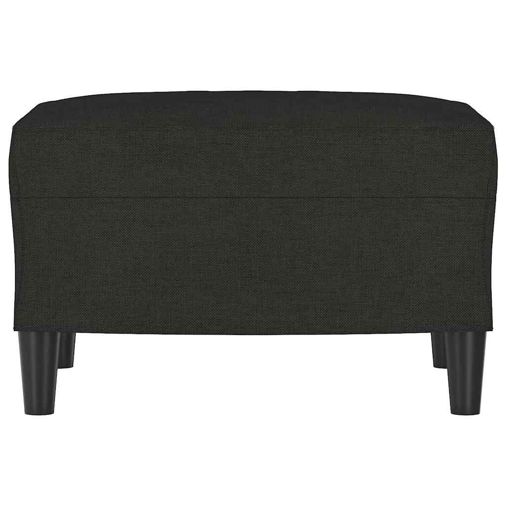 Vidaxl voetenbank 60x50x41 cm stof zwart