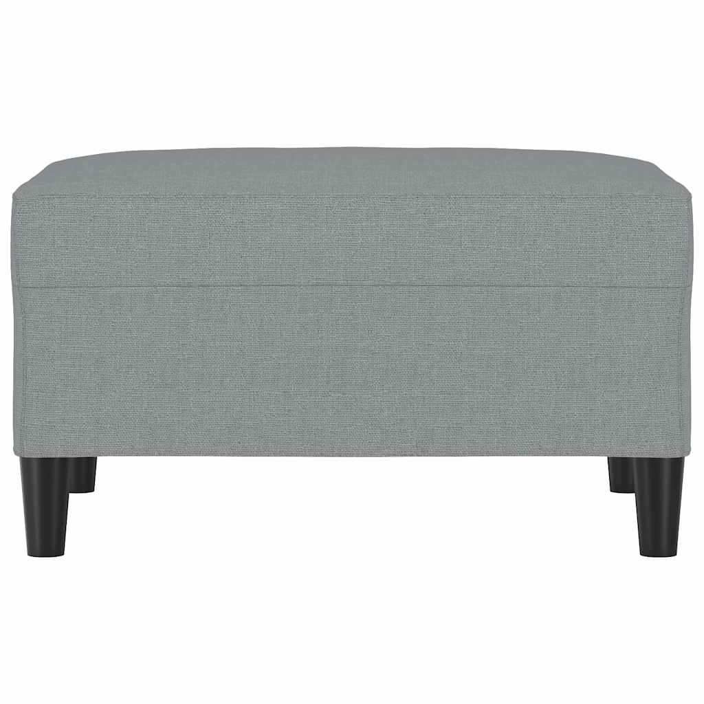 Vidaxl voetenbank 70x55x41 cm stof lichtgrijs