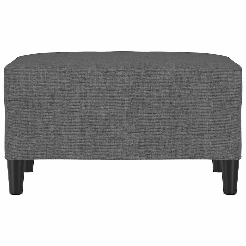 Vidaxl voetenbank 70x55x41 cm stof donkergrijs