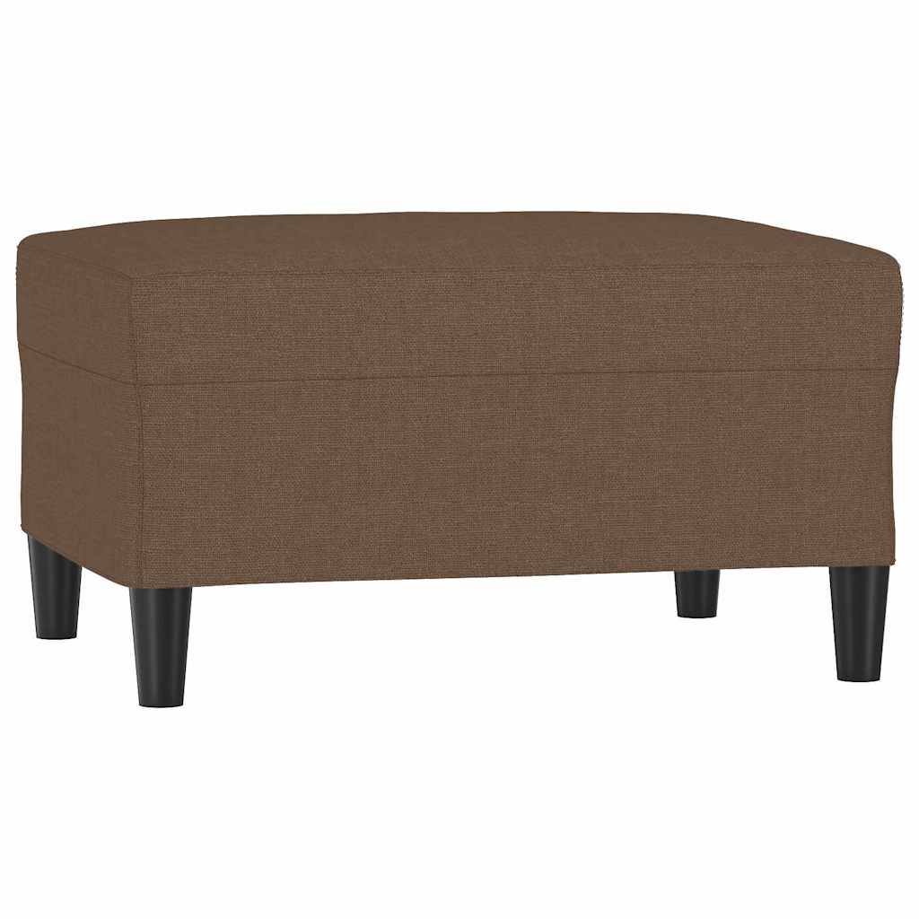 Vidaxl voetenbank 70x55x41 cm stof bruin