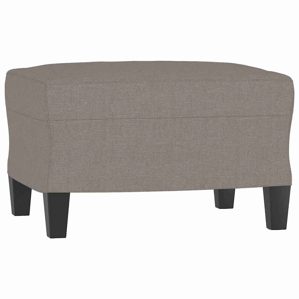 Vidaxl voetenbank 60x50x41 cm stof taupe