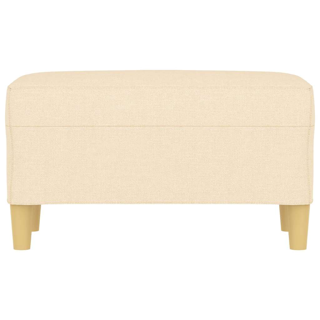 Vidaxl bankje 70x35x41 cm stof crèmekleurig