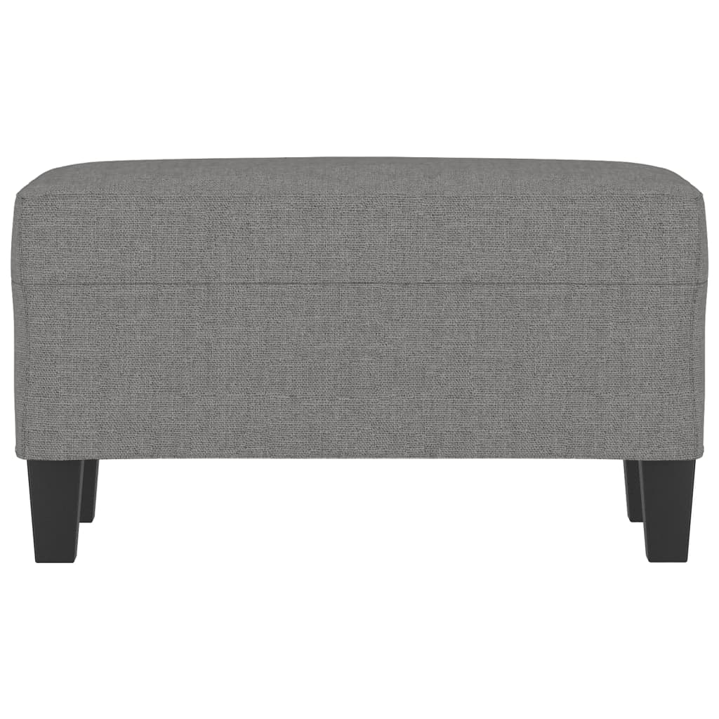 Vidaxl bankje 70x35x41 cm stof donkergrijs