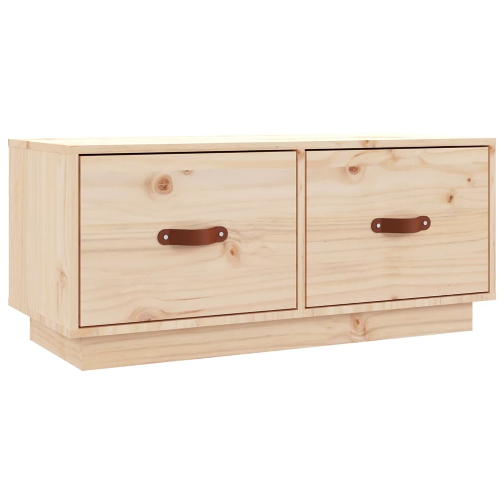 Vidaxl tv-meubel 80x34x35 cm massief grenenhout