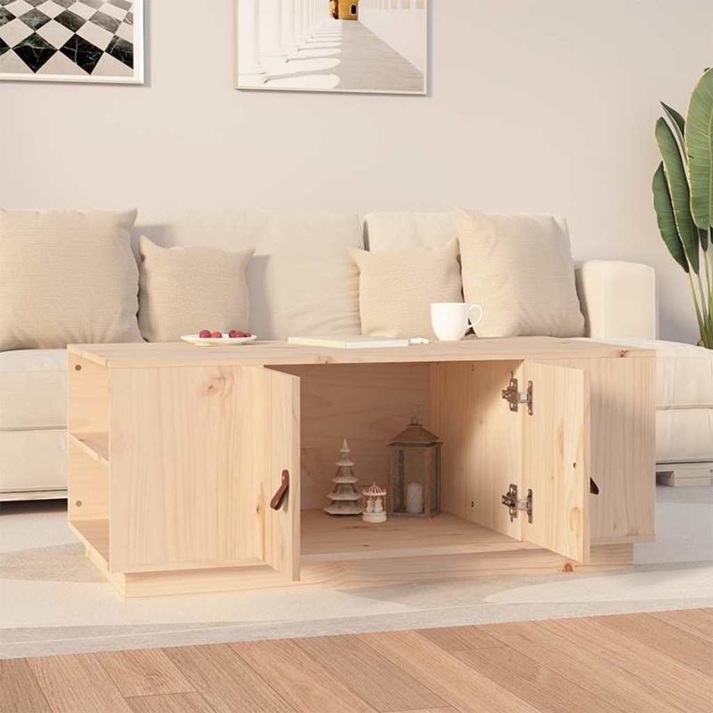 Vidaxl salontafel 100x50x41 cm massief grenenhout