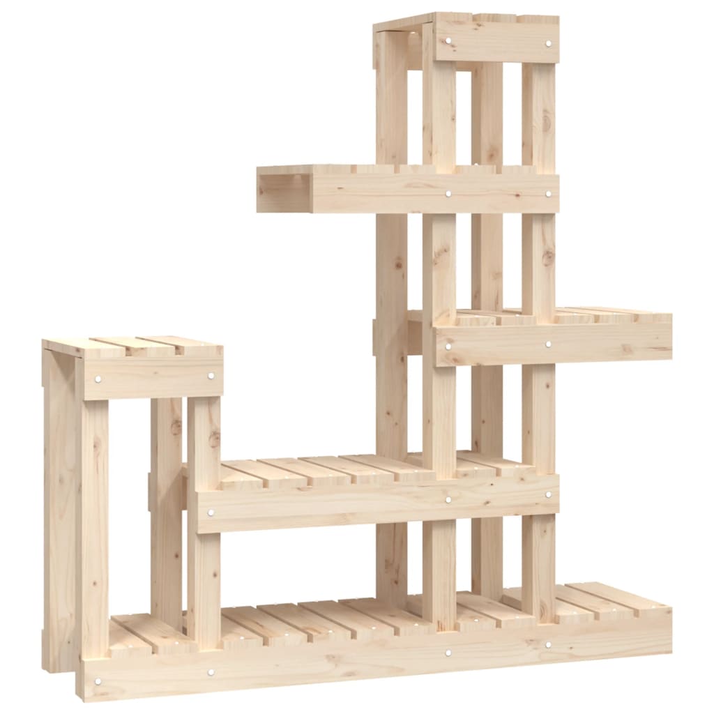 Vidaxl plantenstandaard 92x25x97 cm massief grenenhout