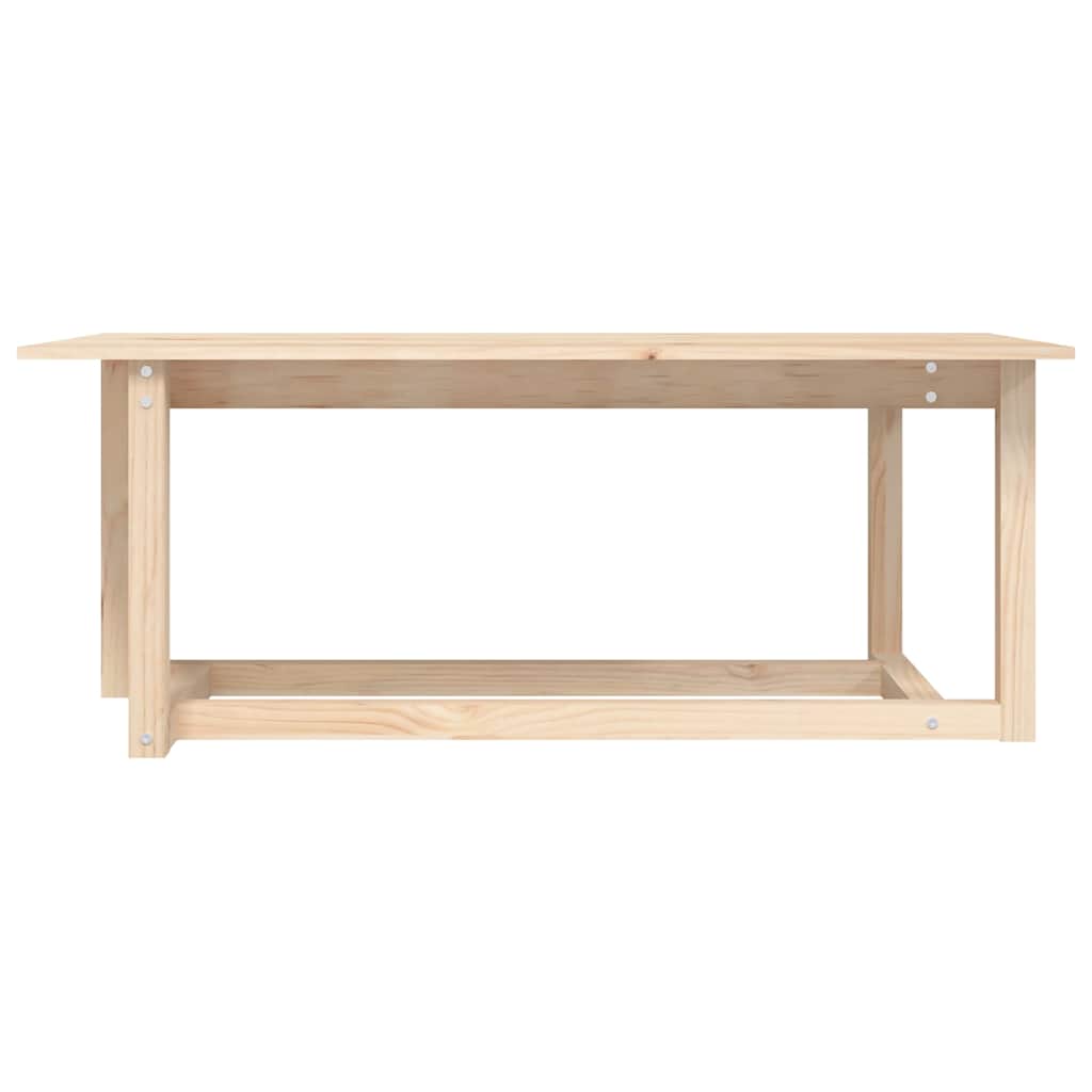 Vidaxl salontafel 110x55x45 cm massief grenenhout