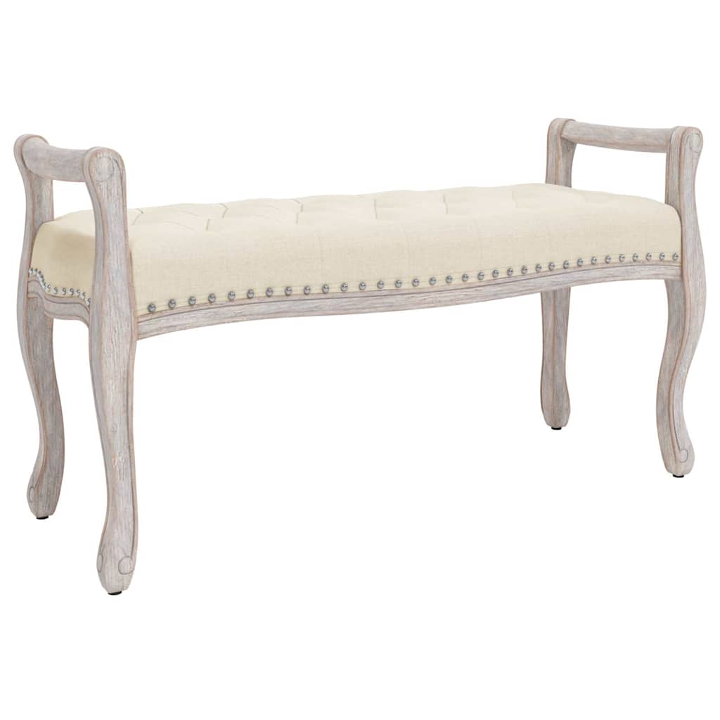 Vidaxl bankje 110x45x60 cm linnen