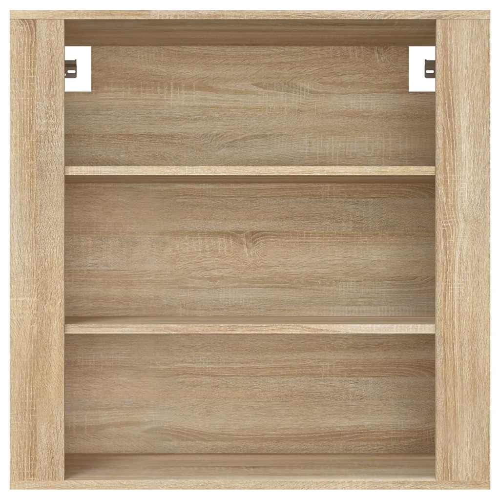 Vidaxl wandkast 80x33x80 cm bewerkt hout sonoma eikenkleurig