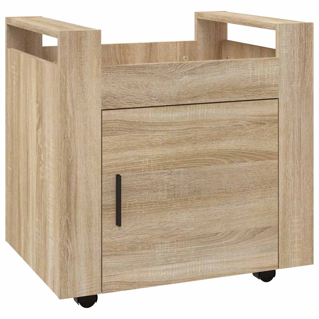 Vidaxl bureaukastje 60x45x60 cm bewerkt hout sonama eikenkleurig
