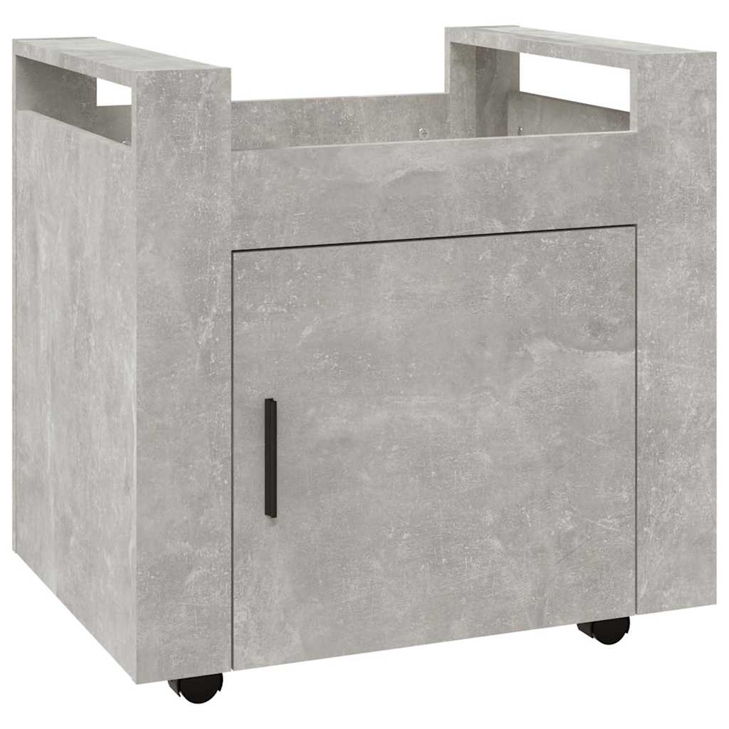 Vidaxl bureaukastje 60x45x60 cm bewerkt hout betongrijs