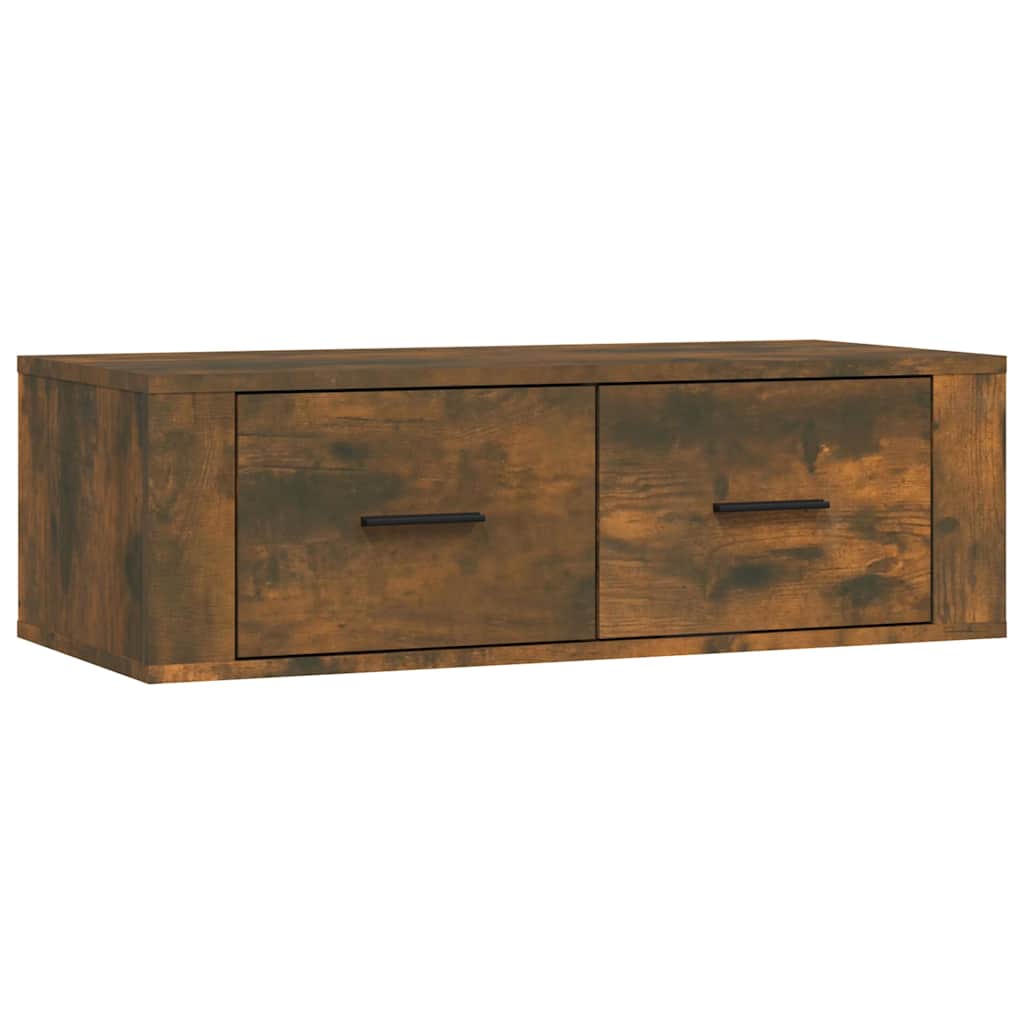 Vidaxl tv-hangmeubel 80x36x25 cm bewerkt hout gerookt eikenkleurig