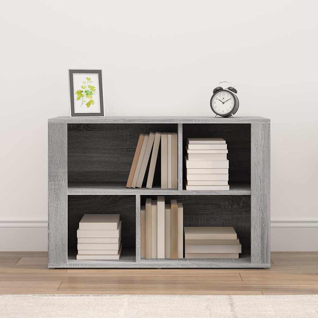 Vidaxl dressoir 80x30x54 cm bewerkt hout grijs sonoma eikenkleurig