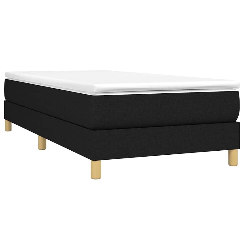 Vidaxl boxspring bed 100x200 cm stof zwart