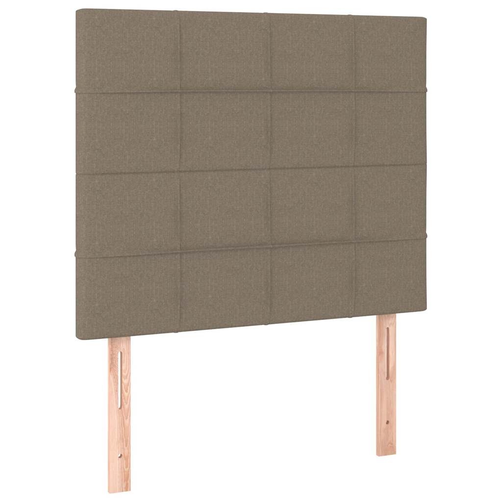 Vidaxl hoofdbord taupe 80x5x118 128 cm stof