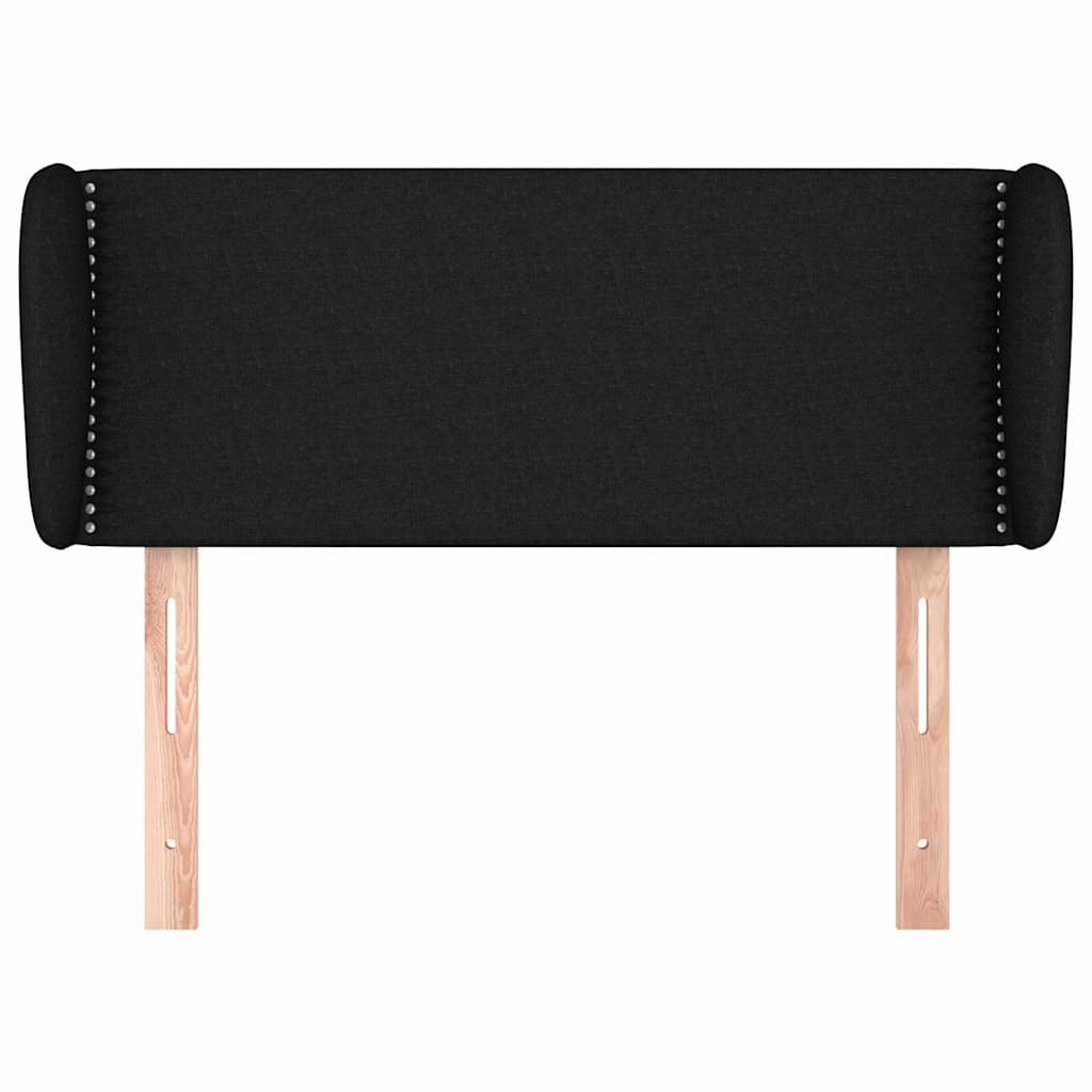 Vidaxl hoofdbord met randen 83x23x78 88 cm stof zwart