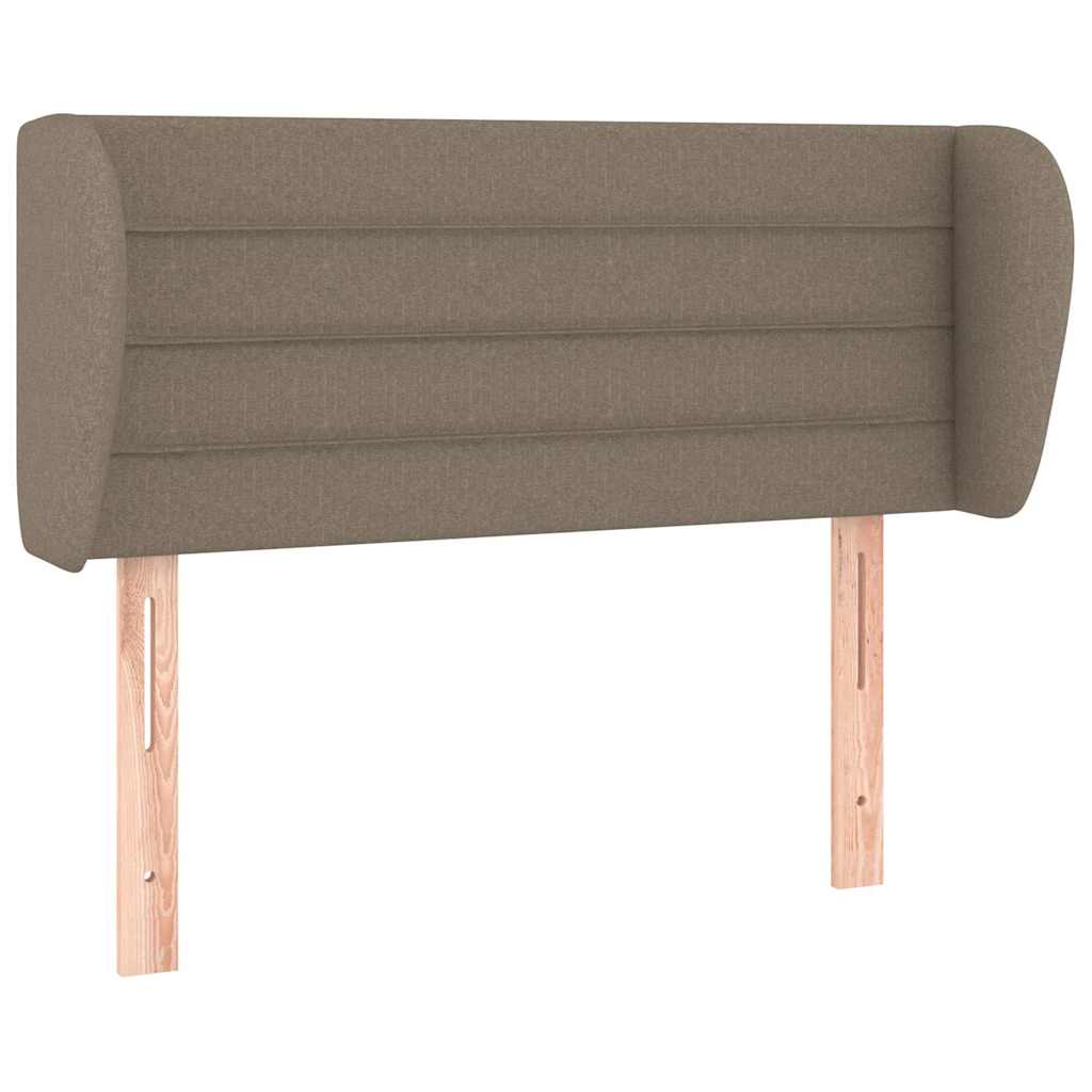 Vidaxl hoofdbord met randen 93x23x78 88 cm stof taupe