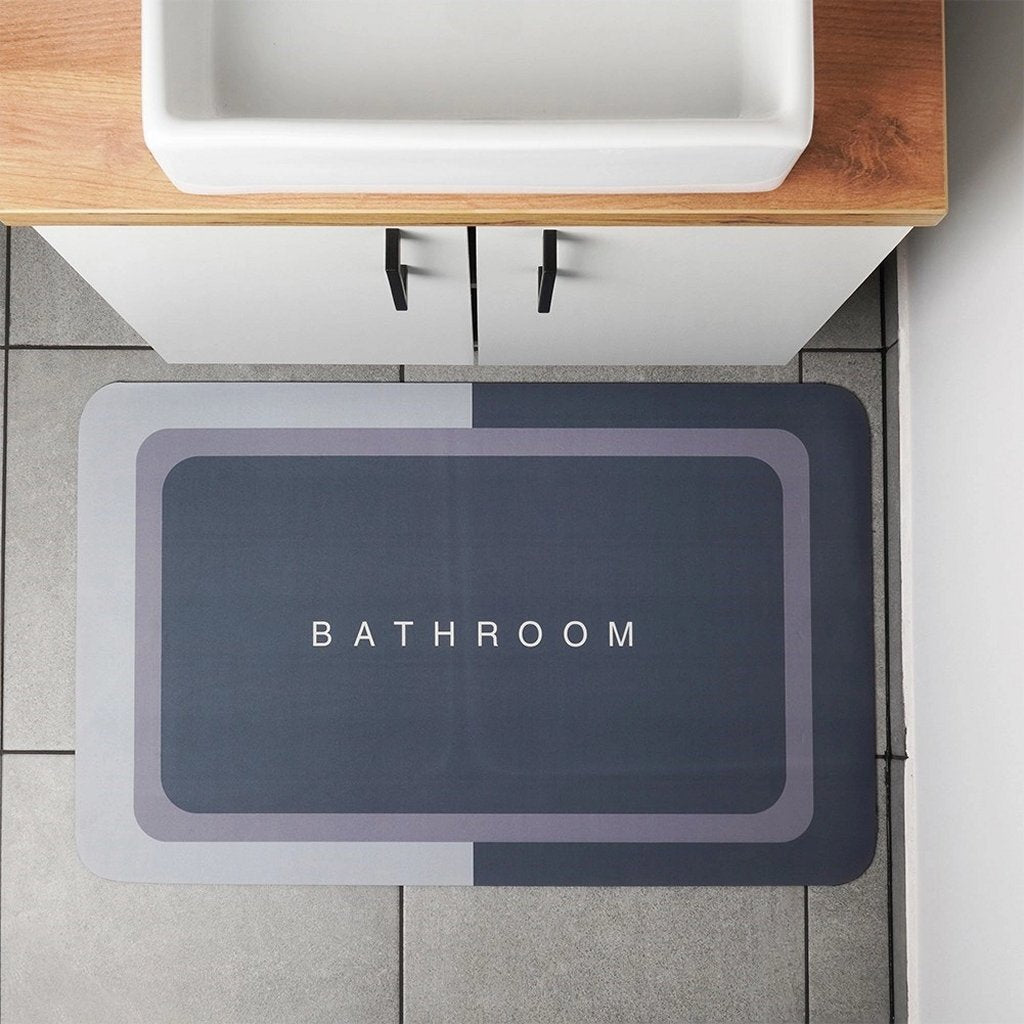 Bathroom solutions badkamermat 79.5x49.5 cm grijs