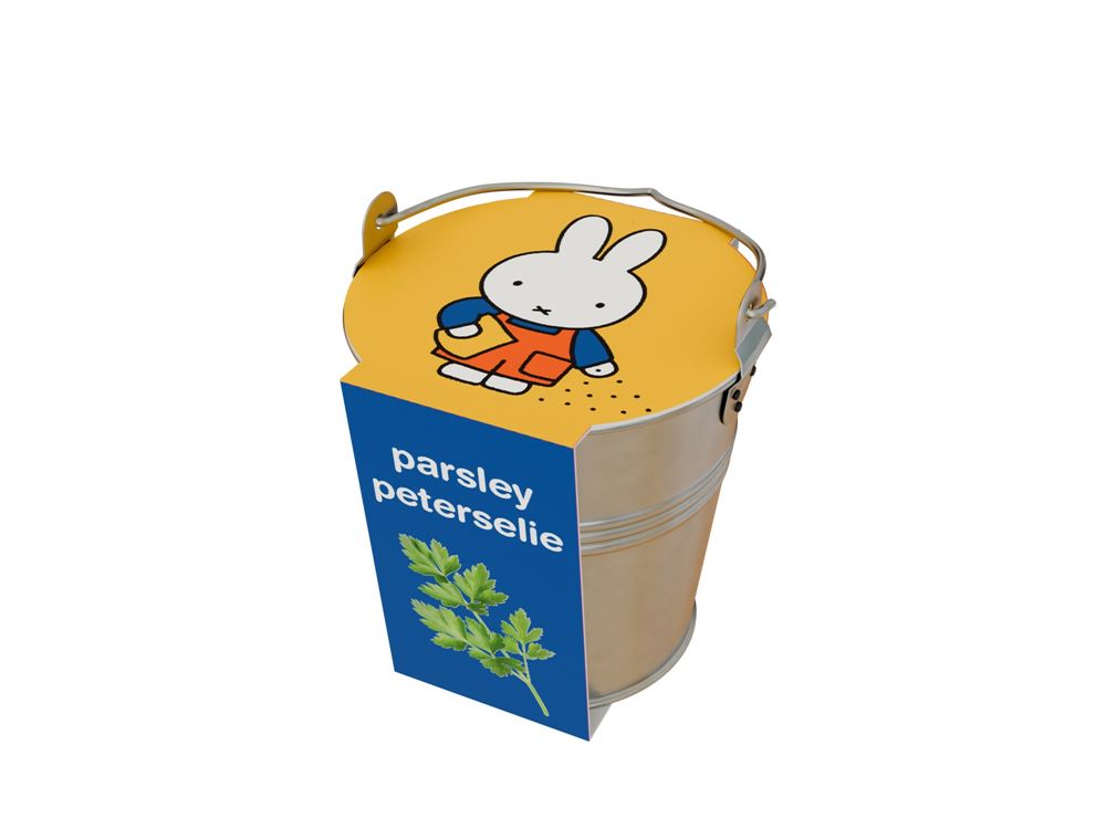 Nijntje kruiden in zinken emmertje peter