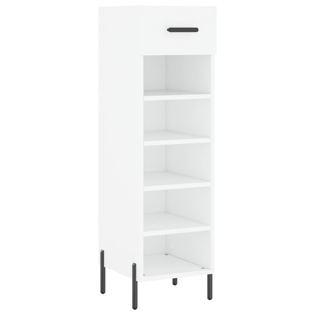 Vidaxl schoenenkast 30x35x105 cm bewerkt hout wit