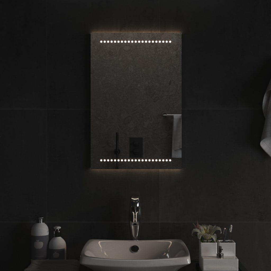 Vidaxl badkamerspiegel led 40x60 cm