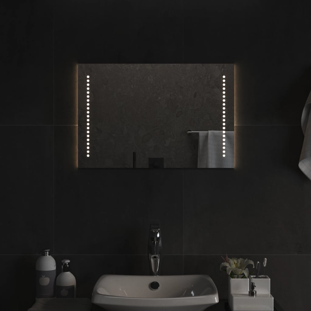 Vidaxl badkamerspiegel led 40x60 cm