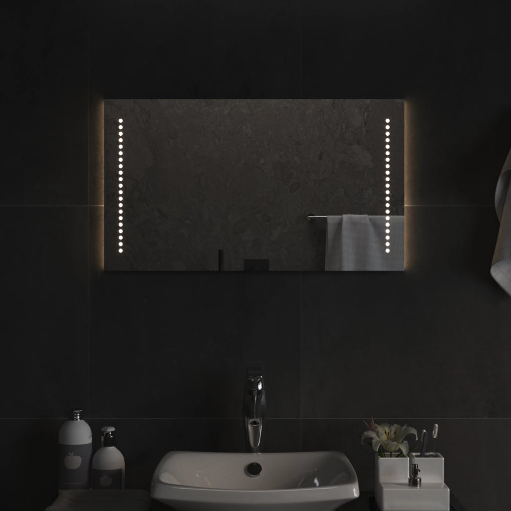 Vidaxl badkamerspiegel led 40x70 cm