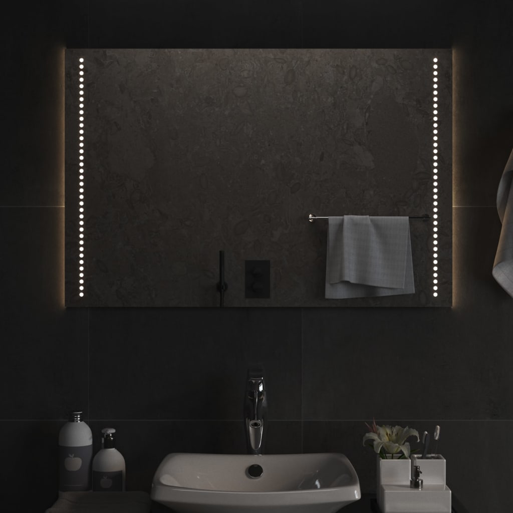 Vidaxl badkamerspiegel led 60x90 cm