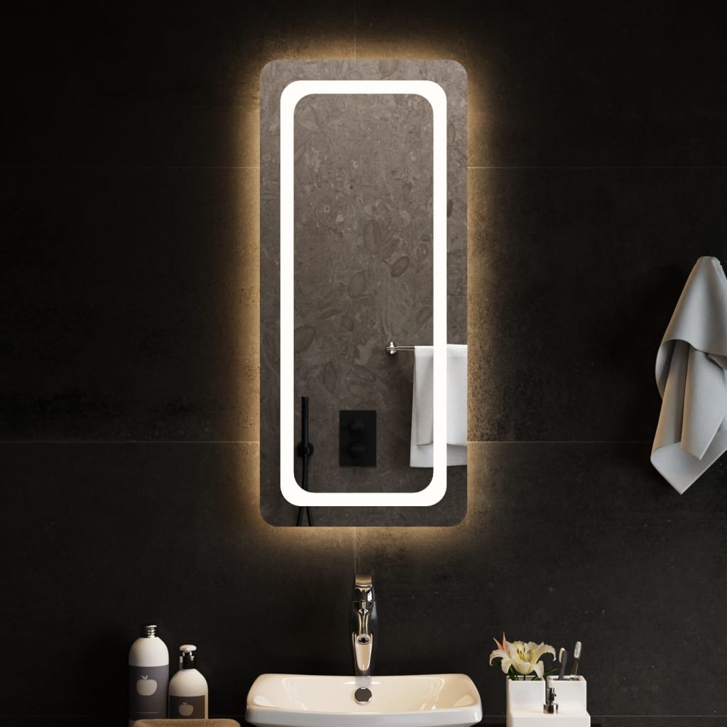 Vidaxl badkamerspiegel led 40x90 cm