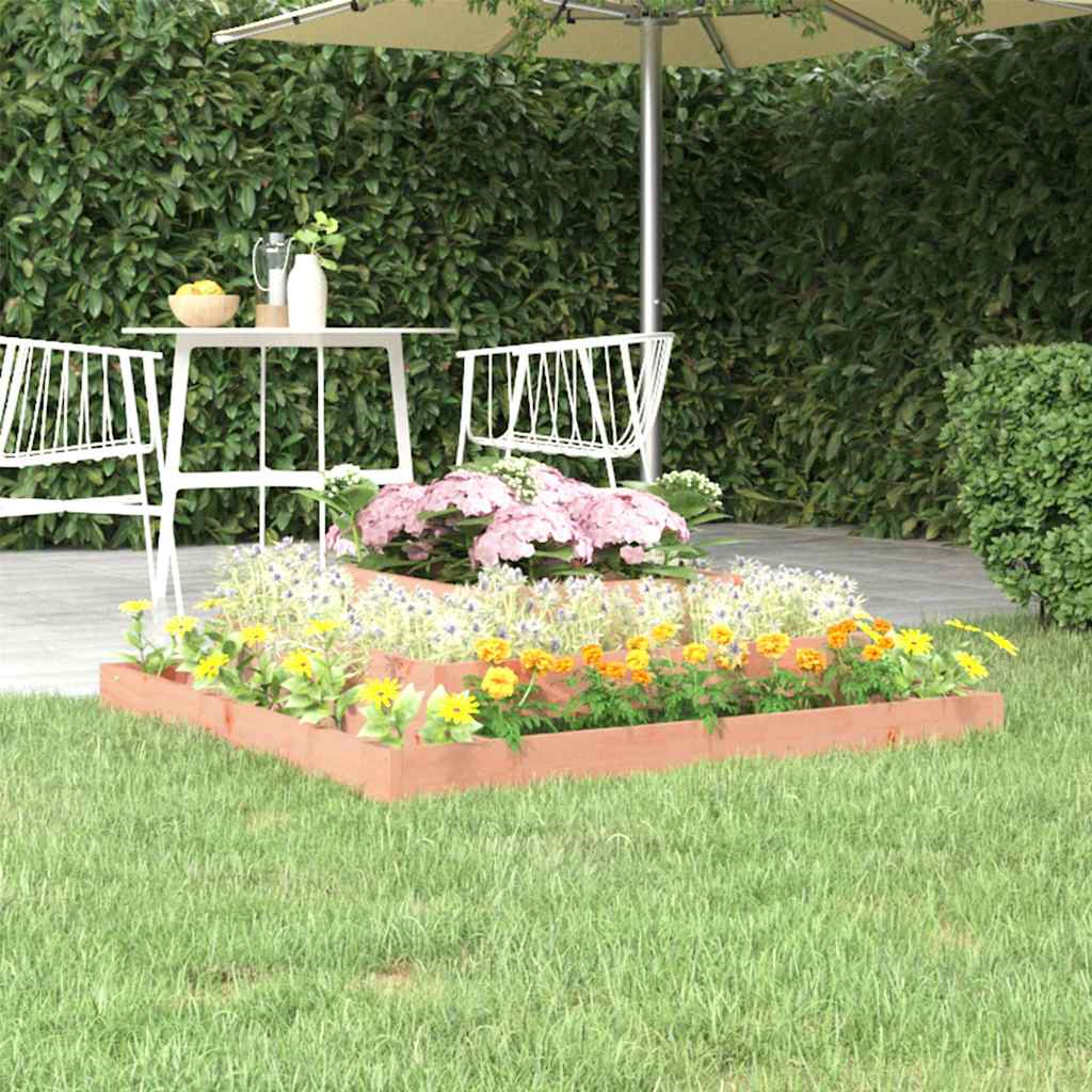 Vidaxl plantenbak 110x110x27 cm massief douglashout