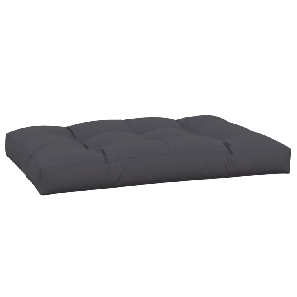Vidaxl palletkussen 120x80x12 cm stof antracietkleurig