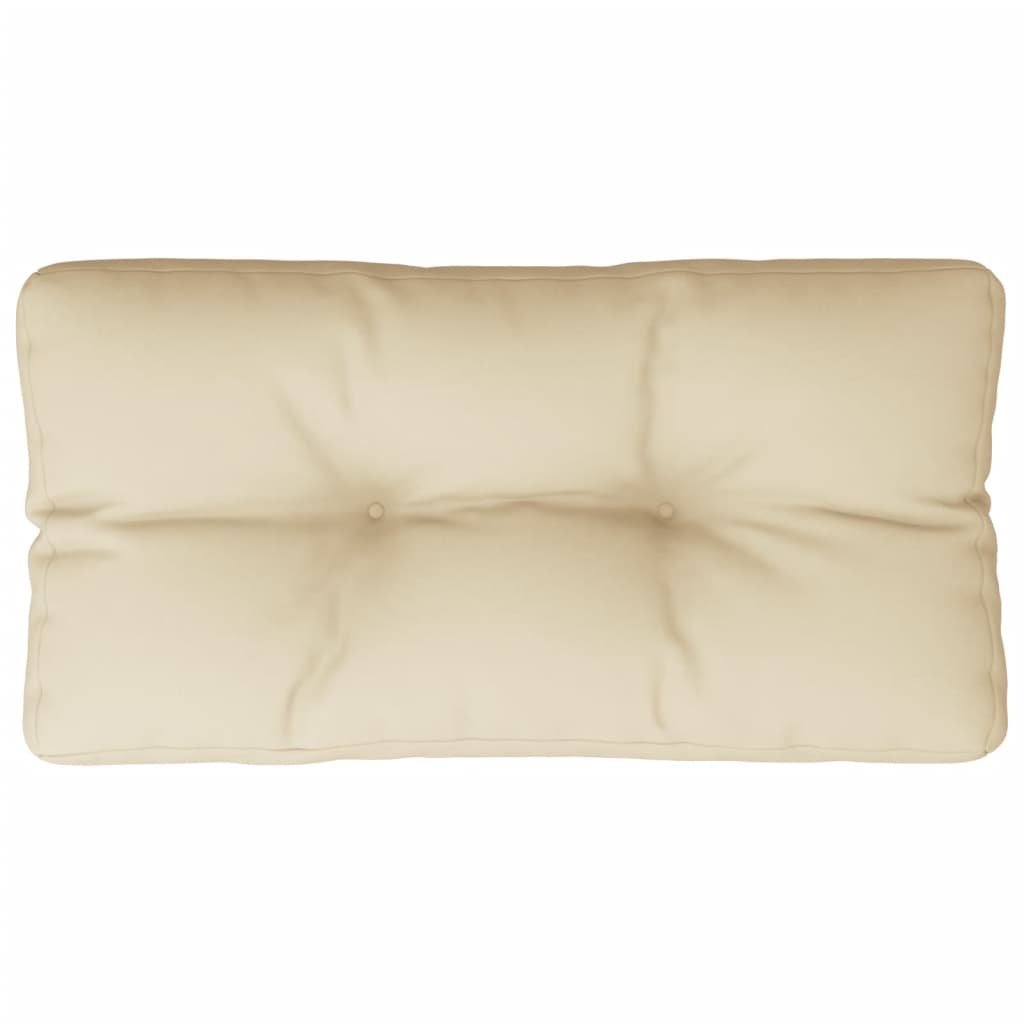 Vidaxl palletkussen 70x40x12 cm stof beige