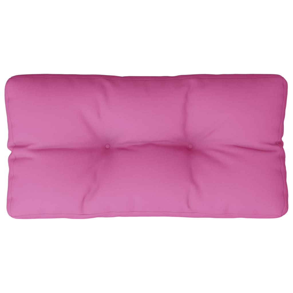 Vidaxl palletkussen 70x40x12 cm stof roze