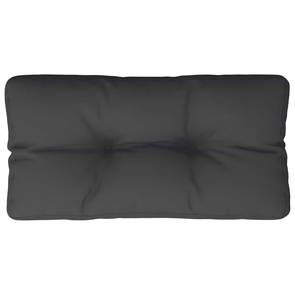 Vidaxl palletkussen 80x40x12 cm stof zwart