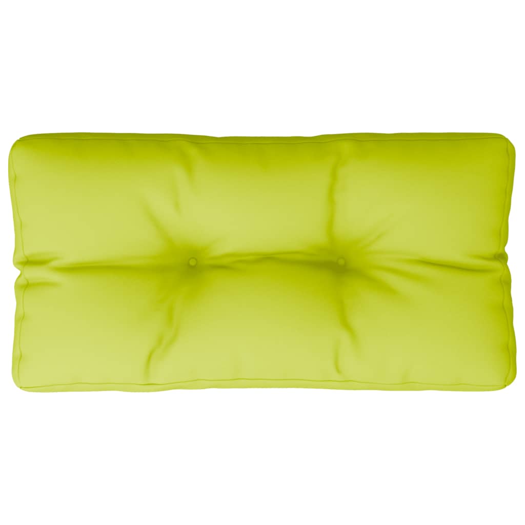 Vidaxl palletkussen 80x40x12 cm stof heldergroen