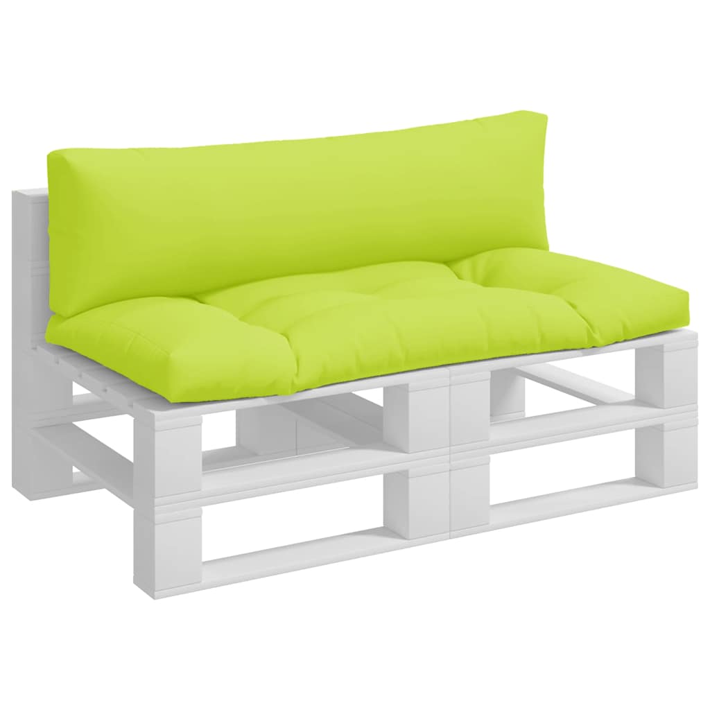 Vidaxl palletkussens 2 st stof felgroen