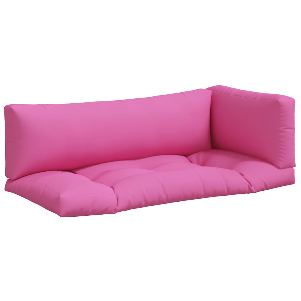 Vidaxl palletkussens 3 st oxford stof roze