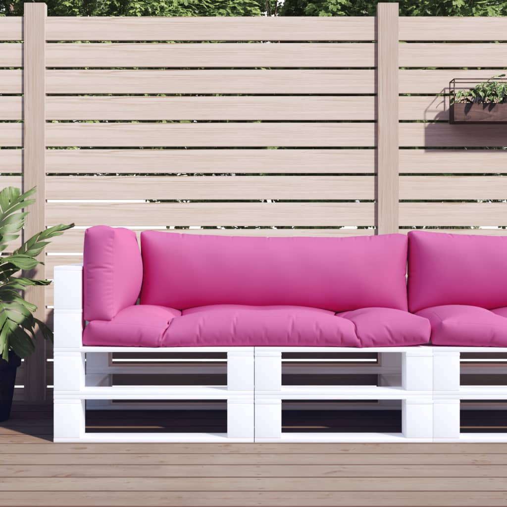 Vidaxl palletkussens 3 st oxford stof roze